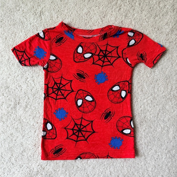 Marvel Red Spider-Man Two Piece Toddler Pajama Set - Picture 2 of 11